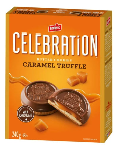 Celebration Milk Chocolate Butter Caramel Truffle Cookies, 240g