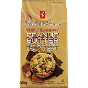 President's Choice The Decadent Peanut Butter Chunk Cookies, 300g