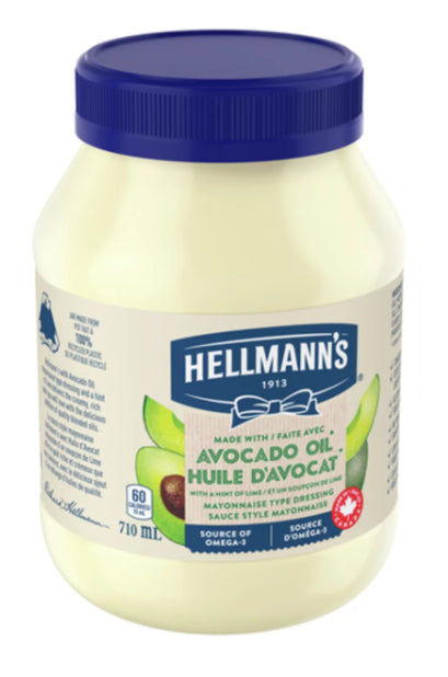 Hellmann's Avocado Oil Gluten-Free Mayonnaise 710ml