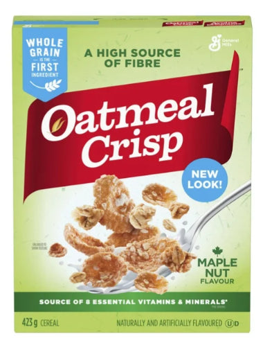 Oatmeal Crisp Maple Nut Breakfast Cereal, 423g