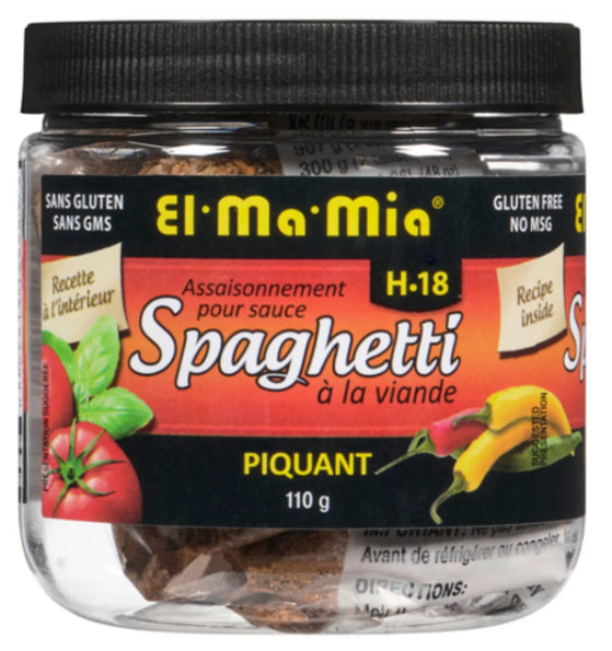 El-Ma-Mia H18 Seasoning Spaghetti Meat Sauce Hot 110g