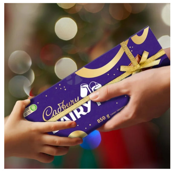 Cadbury Dairy Milk Chocolate Bar, Novelty Size, Holiday Gifts, Holiday Chocolate, 850g