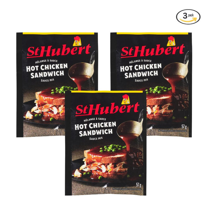 St Hubert Hot Chicken Sandwich Homestyle Gravy Mix 57g 3 PACKS