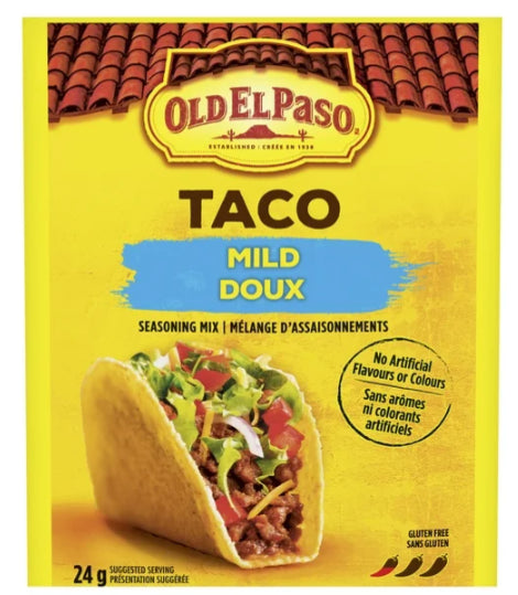 Old El Paso Taco Seasoning Mix Mild, 24g