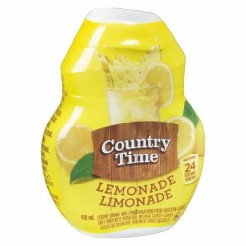 Country Time Liquid Drink Mix, Lemonade, 48mL 12 BOTTLES - CanadaGrocery