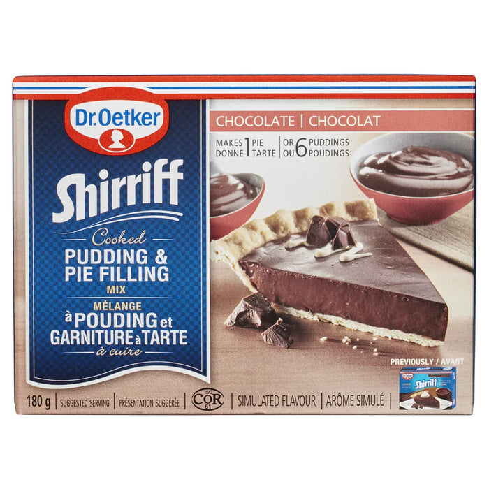 Dr. Oetker Shirriff Pudding/Pie Filling Mix Chocolate 180g