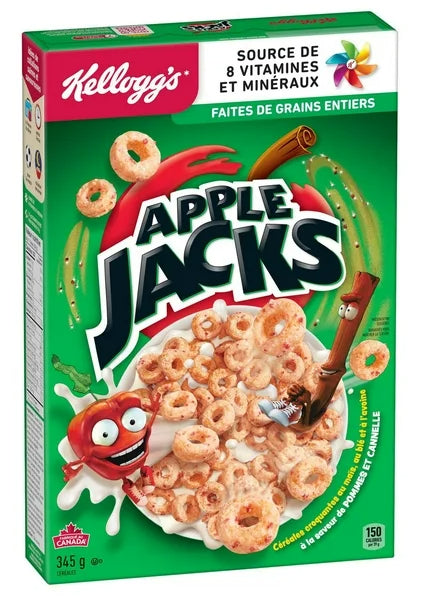 Kellogg's Apple Jacks Cereal, 345g