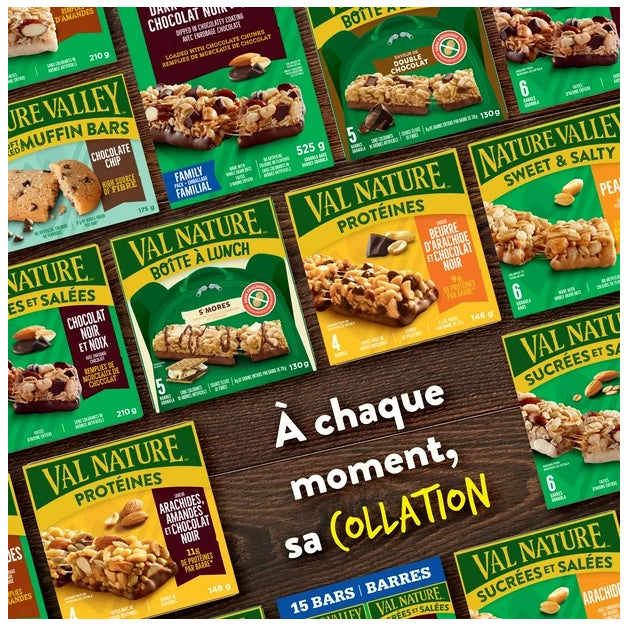 Nature Valley Peanut Butter Dark Chocolate Protein Granola Bars, 148g