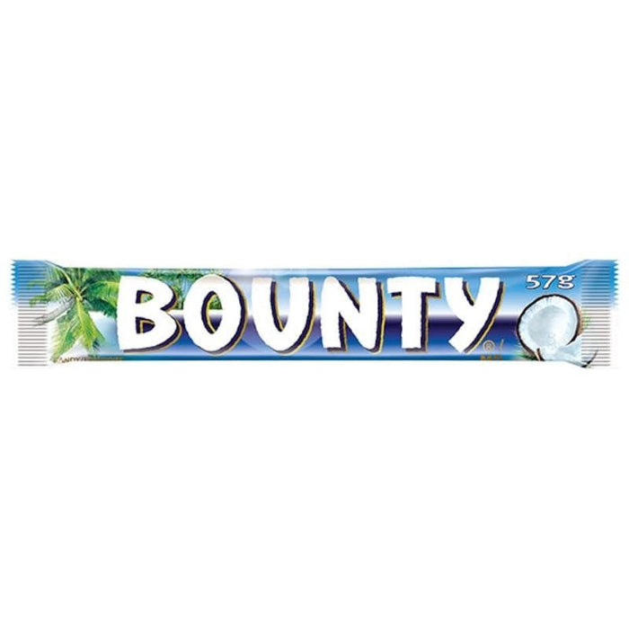 Bounty Coconut Chocolate Bars Case, 24x57g