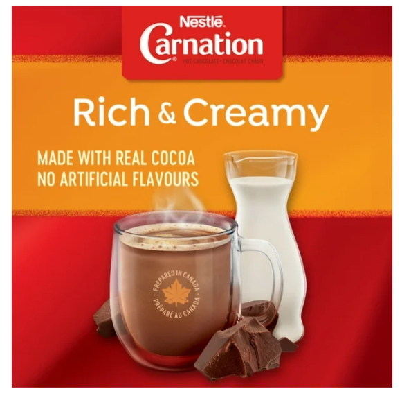 Carnation Hot Chocolate Pods Rich And Creamy 450g For Keurig 30ct