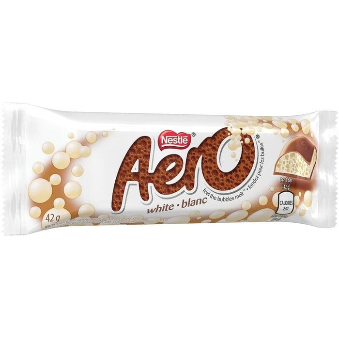 Nestle Aero White Chocolate Bars Case, 24x42g