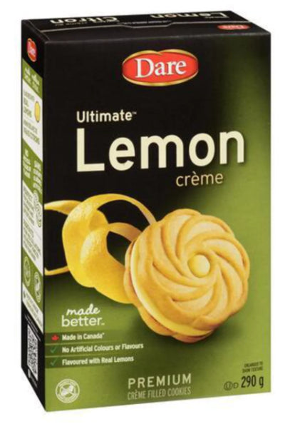 Dare Ultimate Peanut-Free Cookies Lemon Creme 290g