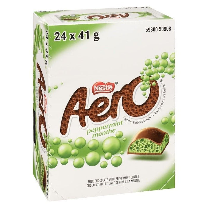 Nestle Aero Peppermint Chocolate Bars Case, 24x41g