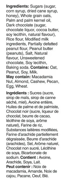 Nature Valley Crunchy Dipped Peanut Butter Chocolate Granola Squares, 6 ct, 132g