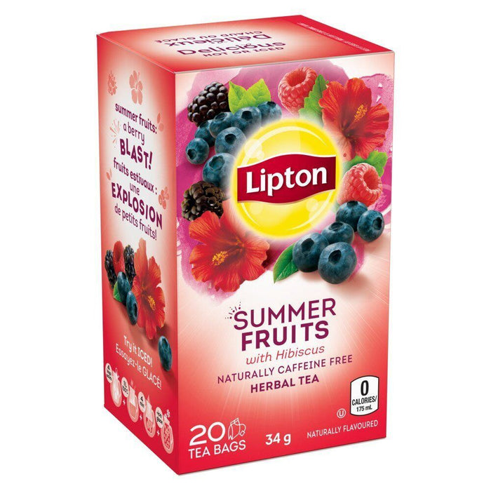 Lipton Summer Fruits Herbal Tea Bags 20ct