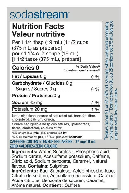 SodaStream Diet Pepsi Flavour Drink Mix, 440ml