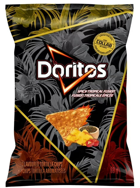 Doritos Spicy Tropical Fusion Flavored Tortilla Chips, 69g