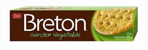 Dare Breton Garden Vegetable Crackers 225g Each 6 Boxes