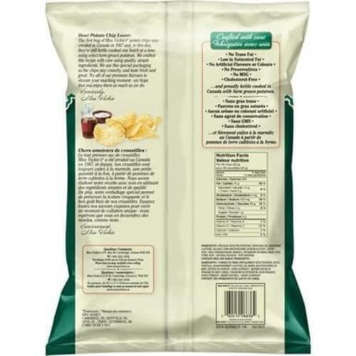 Miss Vickie's Sea Salt & Malt Vinegar 190g Bag