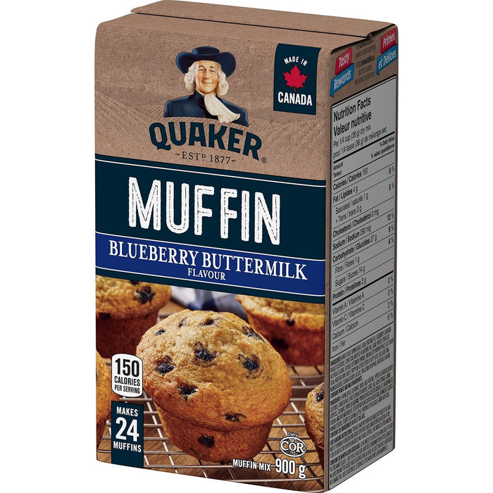 Quaker Muffin Mix Blueberry 900g/2lb 12 BAGS (MAKES 288 MUFFINS)