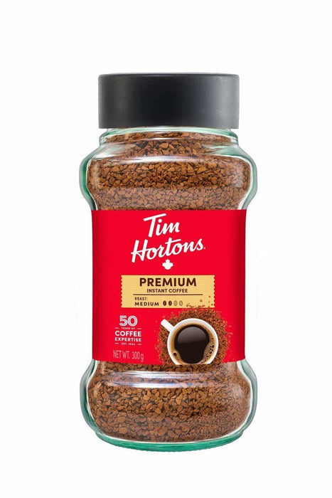 Tim Hortons Medium Roast Instant Coffee, 100% Colombian, 300g Jar