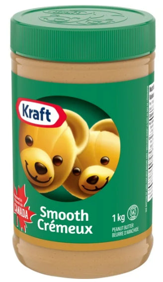 Kraft Smooth Peanut Butter, 1kg