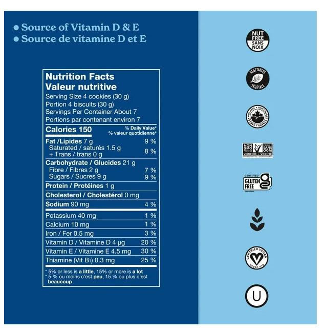 MadeGood Vanilla Cookies, 200g