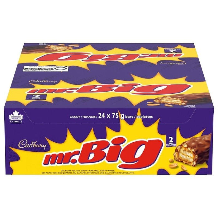Cadbury Mr. Big Chocolate Bars Case, 24x75g