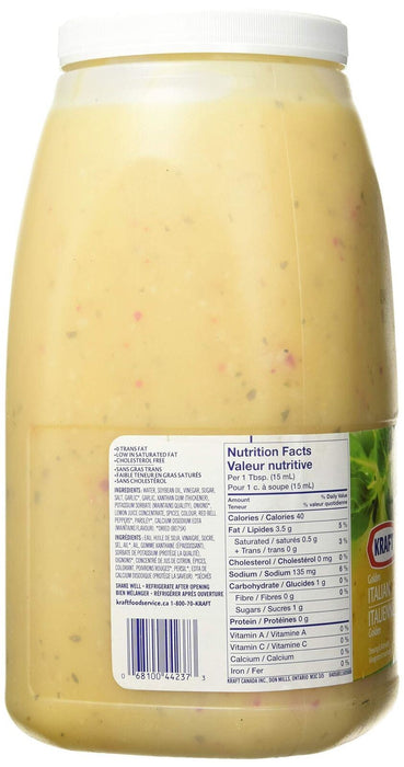 Kraft Golden Italian Salad Dressing 1 Gallon Jug