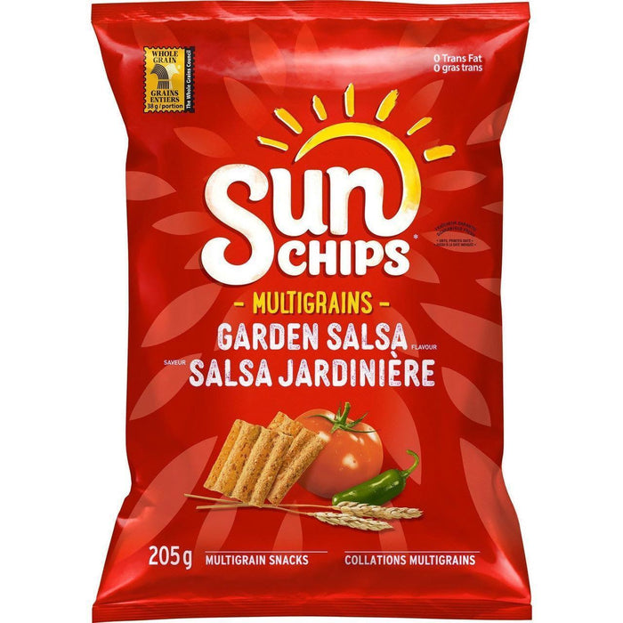 Frito Lay Multigrain Sun Chips Garden Salsa 205g/7.2oz Bag