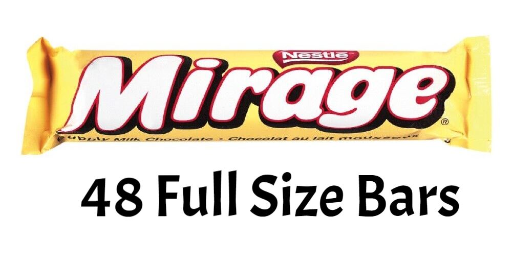 Nestle Mirage Chocolate Bars Full Size 41g Each 48 Bars