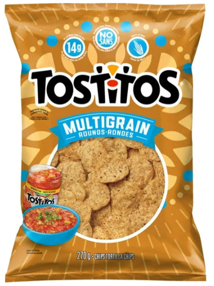 Tostitos Tortilla Chips Multigrain Rounds 270g