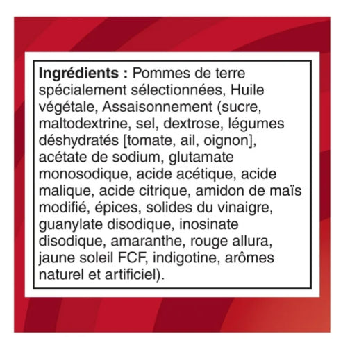 Lay's Ketchup Flavored Potato Chips, 220g (4 Pack)