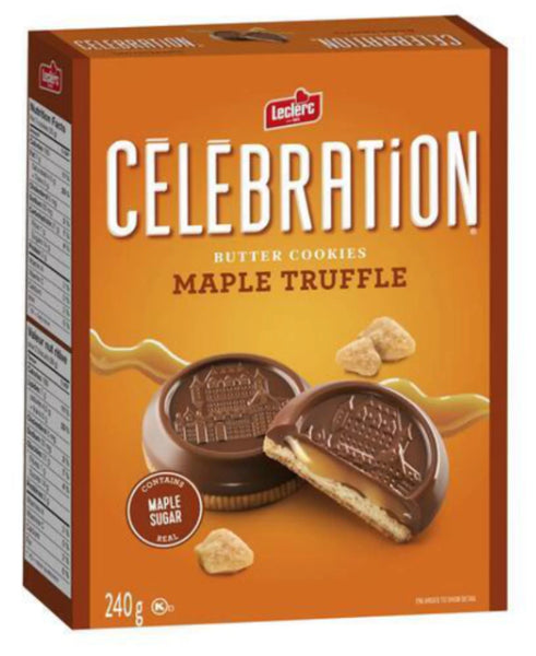 Leclerc Celebration Butter Cookies Maple Truffle 240g