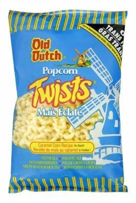 Old Dutch Popcorn Twists Puff Corn Snack 175g/6.2oz - CanadaGrocery