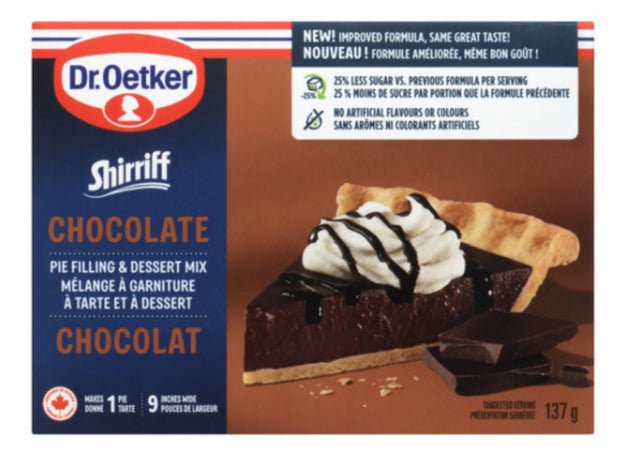 Dr. Oetker Shirriff Pie Filling & Dessert Mix Chocolate 137g