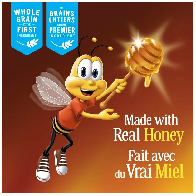 Canadian Multi Grain Cheerios Breakfast Cereal, Whole Grains, 342g