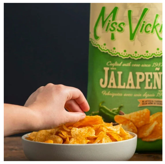 Miss Vickie's Jalapeno Flavor Kettle Cooked Potato Chips, 200g