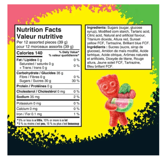 Sour Patch Kids, Fun Mix Candy, Variety Pack, Resealable Bag, Gummy Candy, 315g