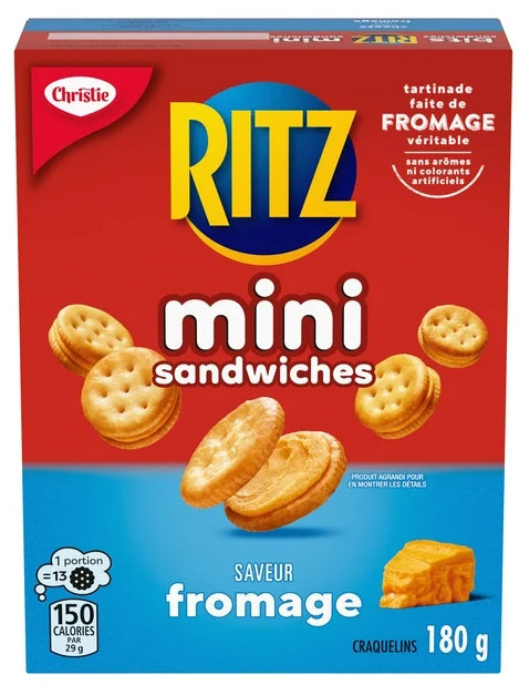 Ritz Bits Cheese Sandwich Crackers, 180g