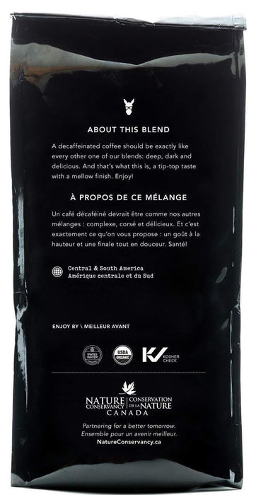 Kicking Horse Coffee Decaf Dark Roast Whole Bean Organic, Fairtrade, Kosher 1LB