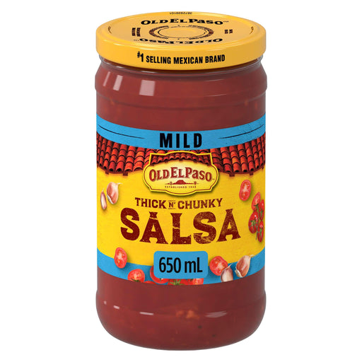 Old El Paso Thick 'n Chunky Mild Salsa, 650ml/22 fl.oz - CanadaGrocery