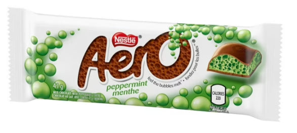 Nestle Aero Peppermint Chocolate Bar, 41g