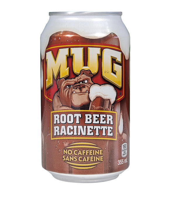 MUG Root Beer, 355mL/12 floz Each 12 Cans