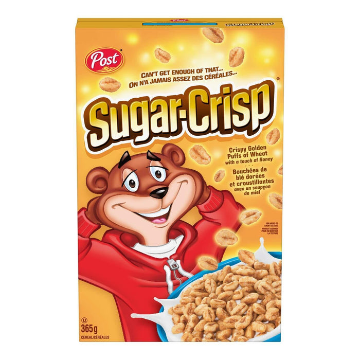 Post Sugar Crisp Cereal, 365g/12.9oz