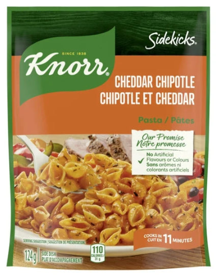 Knorr Sidekicks Cheddar Chipotle Pasta Side Dish, 124g