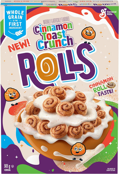 Cinnamon Toast Crunch Rolls Cereal, 303g/10.6oz