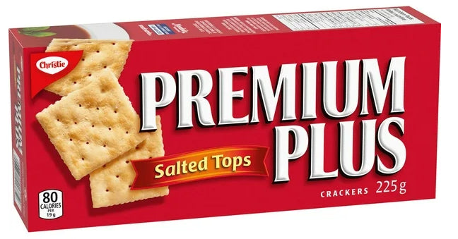 Premium Plus Salted Tops Crackers, 225g