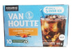 Van Houtte Brew over Ice Caramel Vanilla Medium Roast Coffee, 10 K-Cups, 115g - CanadaGrocery