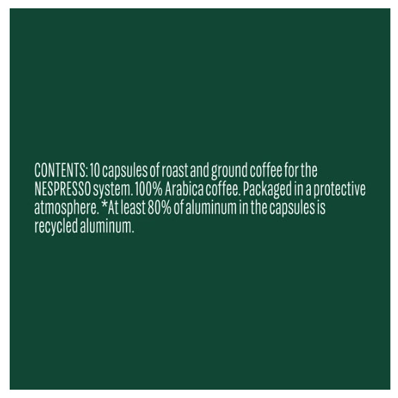 Starbucks Nespresso Coffee Pods Blonde Espresso Roast 10 Capsules 53 g